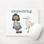 Tapis De Souris Attente - Une mère afro-américaine va être et se m (Avec souris)