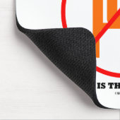 Tapis De Souris Attention! Sitting Est La Nouvelle Déconnexion Int (Coin)