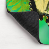 Tapis De Souris Atterrissage de papillon à queue noire (Coin)