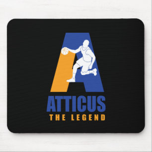 Tapis De Souris Atticus Custom Player Basketball Votre Nom La Jamb