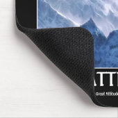 Tapis De Souris ATTITUDE Mountain Range Motivation Mousepad (Coin)