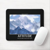 Tapis De Souris ATTITUDE Mountain Range Motivation Mousepad (Avec souris)