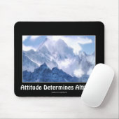 Tapis De Souris ATTITUDE Mountain Range Motivation Mousepad (Avec souris)