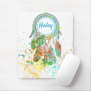 Tapis De Souris Attrape-rêves éclaboussé personnalisé 