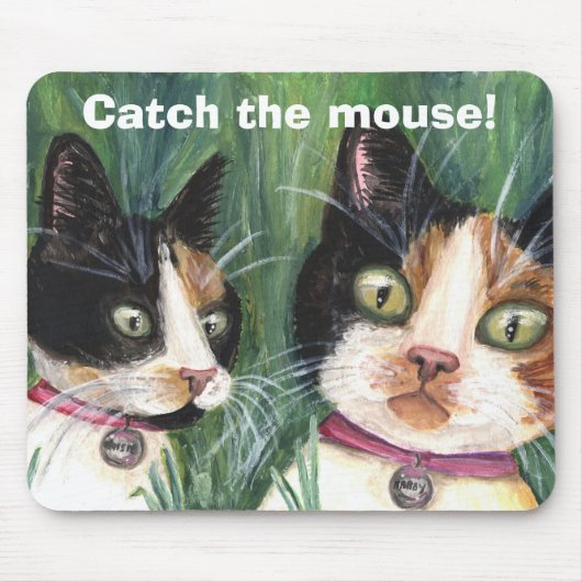 Tapis De Souris Attrapez la souris (Devant)