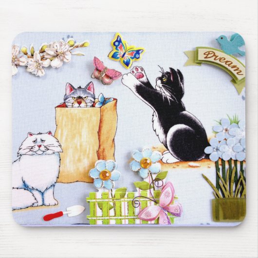 Tapis De Souris Attrapez votre mousepad rêveur (Devant)