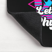 Tapis De Souris Attrapons la forme physique Exercice 80s Cadeau (Coin)