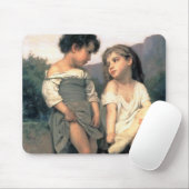 Tapis De Souris Au bord du ruisseau, Bouguereau (Avec souris)
