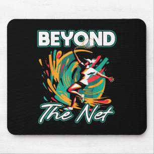 Tapis De Souris Au-Delà Du Net Joueur Badminton Leisurewe Athlétiq