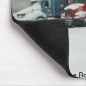 Tapis De Souris Au-dessus du chauffeur de camion de route (Coin)