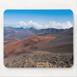 Tapis De Souris au-dessus du cratère haleakala le long du sentier