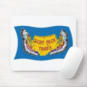 Tapis de souris au drapeau des Assiniboines de For (Avec souris)
