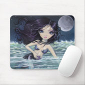 Tapis De Souris Au milieu de la sirène de mer douce Mousepad (Avec souris)