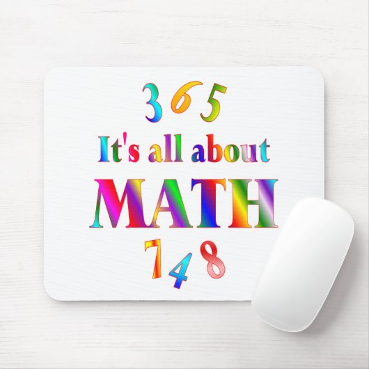 Tapis De Souris Au sujet des maths (Avec souris)