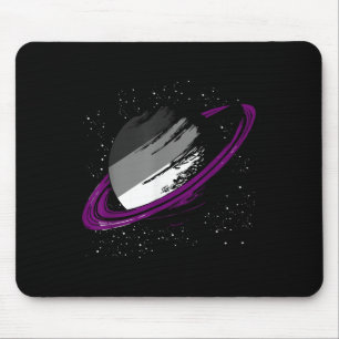 Tapis De Souris Aual Ace Pride Mois Saturn Queer Lgbtq Aual _1
