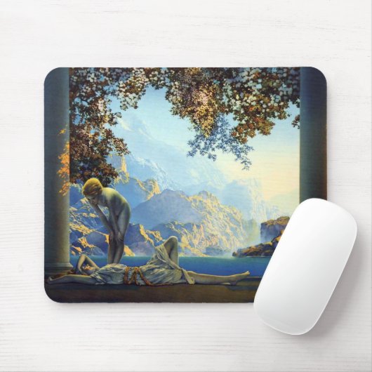 Tapis De Souris Aube de Maxfield Parrish (Avec souris)