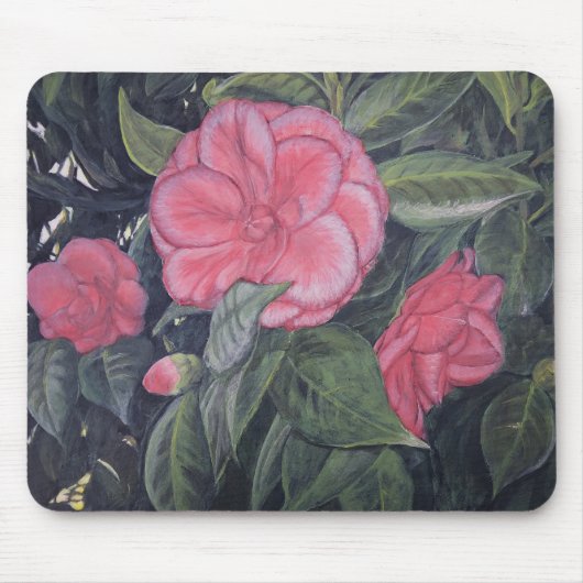 Tapis De Souris Aube violette Camellia Mousepad (Devant)