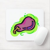 Tapis De Souris Aubergine (Avec souris)