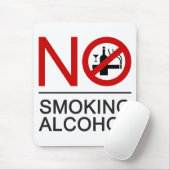 Tapis De Souris AUCUN Fumeur ⚠ THÉ ⚠ (Avec souris)