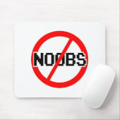 Tapis De Souris AUCUN NOOBS - singe du geek/hacker/pc/code (Avec souris)