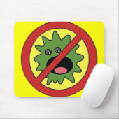 Tapis De Souris Aucun signe de monstres (Avec souris)