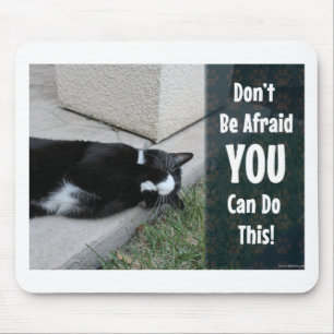 Tapis De Souris Aucun slogan de Kitty de crainte