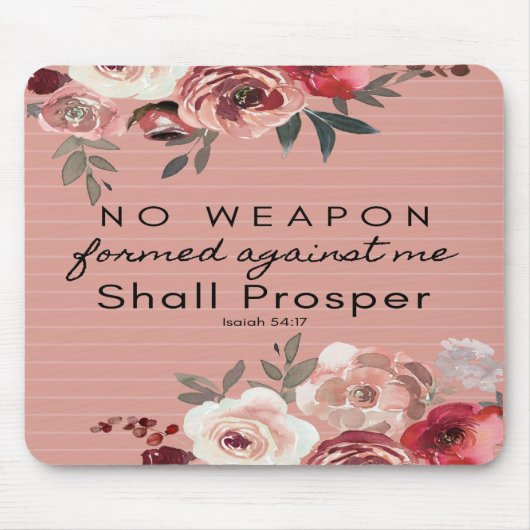 Tapis De Souris Aucune Arme Formée Contre Moi Panier De Souris (Devant)