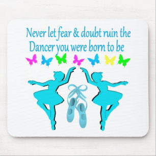 TAPIS DE SOURIS AUCUNE BALLERINE DE FOI DE CRAINTE JUSTE