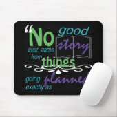 Tapis De Souris Aucune bonne histoire Mousepad (Avec souris)