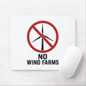 Tapis De Souris Aucune ferme éolienne - Aucune éolienne (Avec souris)