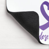 Tapis De Souris Aucune histoire ne devrait se terminer Ruban viole (Coin)