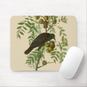 Tapis De Souris Audubon American Crow Black Bird (Avec souris)