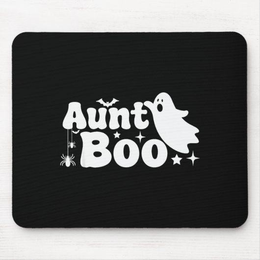 Tapis De Souris Aunt Boo Funny Ghost Halloween Family Matching  (Devant)