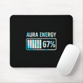 Tapis De Souris Aura Energy 67 67 Six Seven Meme (Avec souris)