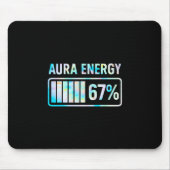 Tapis De Souris Aura Energy 67 67 Six Seven Meme (Devant)