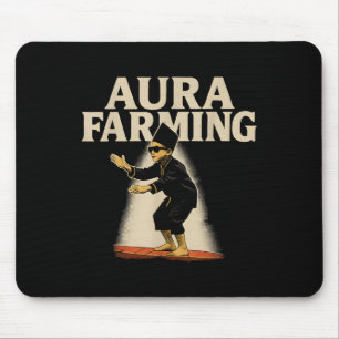 Tapis De Souris Aura Farming Course de bateaux indonésienne Mème e
