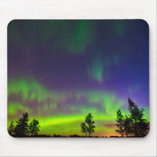 Tapis De Souris Aurores boréales Manitoba Canada