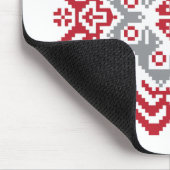 Tapis De Souris Auseklis letton Médaillon géométrique d'art popula (Coin)