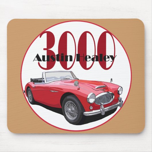 Tapis De Souris Austin Healey 3000 (Devant)
