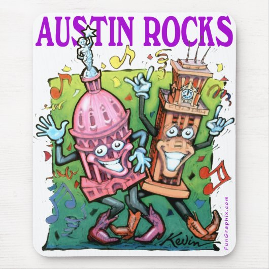 Tapis De Souris Austin Rocks (Devant)