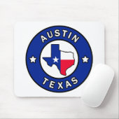 Tapis De Souris Austin Texas (Avec souris)
