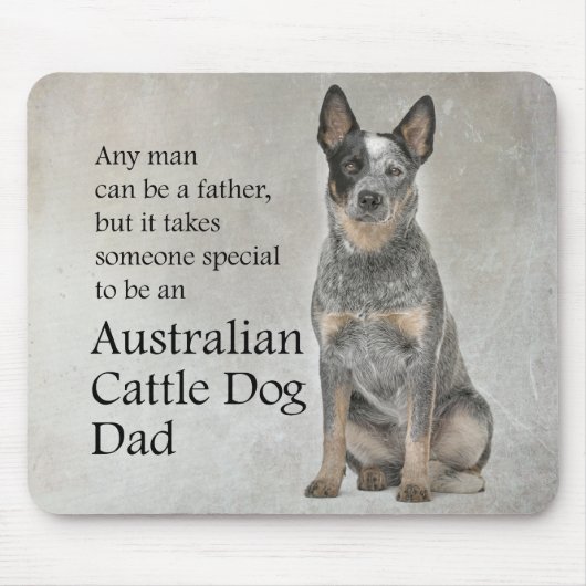Tapis De Souris Australian Cattle Dog Dad Mousepad (Devant)