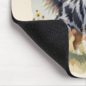 Tapis De Souris Australian Shepherd Dog Merle Long Tail (Coin)
