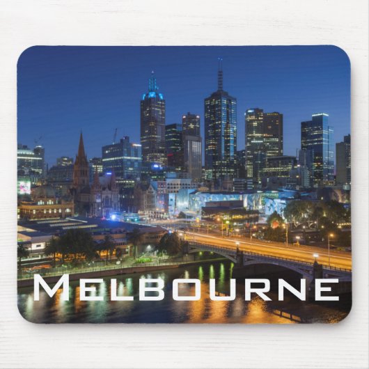 Tapis De Souris Australie, Victoria, Melbourne, skyline avec (Devant)