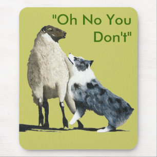 Tapis De Souris Australien bleu Stockdog de Merle