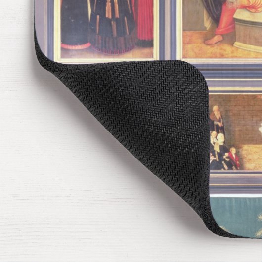 Tapis De Souris Autel avec un triptyque dépeignant (Coin)