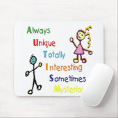 TAPIS DE SOURIS AUTISME (Avec souris)