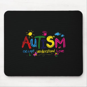 Tapis De Souris Autisme Accepter Comprendre la Sensibilisation sur