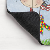 Tapis De Souris Autisme^ Ajouter Votre Texte Mousepad (Coin)
