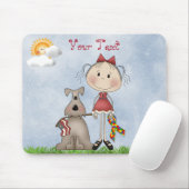 Tapis De Souris Autisme* Ajouter Votre Texte Mousepad (Avec souris)